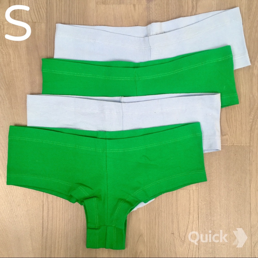 S, 4-pk Cotton Low-rise Hipsters
